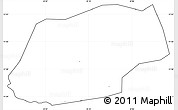 Blank Simple Map of Kangare, cropped outside, no labels