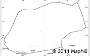 Blank Simple Map of Kangare