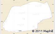 Classic Style Simple Map of Kangare, single color outside