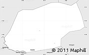 Silver Style Simple Map of Kangare