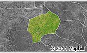 Satellite 3D Map of Yanfolila-Central, desaturated