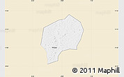 Classic Style Map of Yanfolila-Central, single color outside