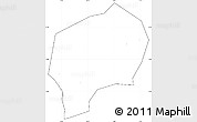 Blank Simple Map of Yanfolila-Central, cropped outside, no labels