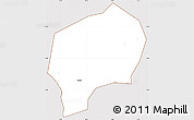 Classic Style Simple Map of Yanfolila-Central, cropped outside