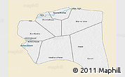 Classic Style 3D Map of Gourma-Rharous, single color outside
