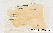 Satellite 3D Map of Gourma-Rharous, lighten