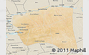 Satellite 3D Map of Gourma-Rharous, shaded relief outside