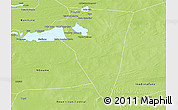 Physical 3D Map of Bambara-Maoude