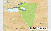 Physical 3D Map of Bambara-Maoude, satellite outside
