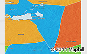 Political 3D Map of Bambara-Maoude