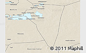 Shaded Relief 3D Map of Bambara-Maoude