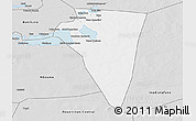 Silver Style 3D Map of Bambara-Maoude