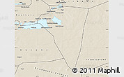 Shaded Relief Map of Bambara-Maoude