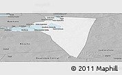 Gray Panoramic Map of Bambara-Maoude