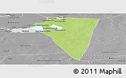 Physical Panoramic Map of Bambara-Maoude, desaturated
