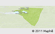 Physical Panoramic Map of Bambara-Maoude, lighten