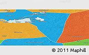Political Panoramic Map of Bambara-Maoude