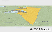 Savanna Style Panoramic Map of Bambara-Maoude