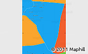 Political Simple Map of Bambara-Maoude