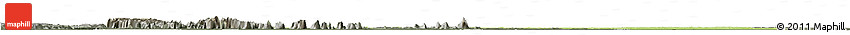 Physical Horizon Map of Gourma-Rharous, darken, semi-desaturated