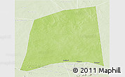 Physical 3D Map of Inadiatafane, lighten