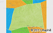 Physical 3D Map of Inadiatafane, political outside
