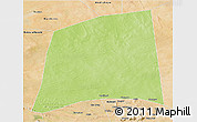 Physical 3D Map of Inadiatafane, satellite outside