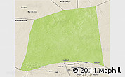 Physical 3D Map of Inadiatafane, shaded relief outside