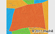 Political 3D Map of Inadiatafane