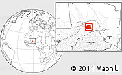 Blank Location Map of Inadiatafane