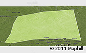 Physical Panoramic Map of Inadiatafane, darken