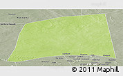 Physical Panoramic Map of Inadiatafane, semi-desaturated