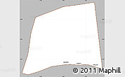 Gray Simple Map of Inadiatafane, cropped outside