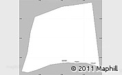 Gray Simple Map of Inadiatafane, single color outside