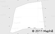 Silver Style Simple Map of Inadiatafane, single color outside