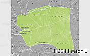 Physical Map of Gourma-Rharous, desaturated
