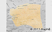 Satellite Map of Gourma-Rharous, desaturated