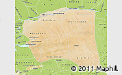 Satellite Map of Gourma-Rharous, physical outside