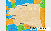 Satellite Map of Gourma-Rharous, political outside