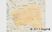 Satellite Map of Gourma-Rharous, shaded relief outside