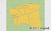 Savanna Style Map of Gourma-Rharous, single color outside