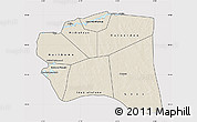 Shaded Relief Map of Gourma-Rharous, cropped outside