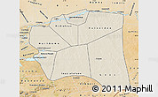 Shaded Relief Map of Gourma-Rharous, satellite outside