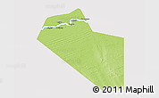 Physical 3D Map of Modiakoye, cropped outside