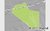 Physical 3D Map of Modiakoye, desaturated