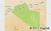 Physical 3D Map of Modiakoye, satellite outside