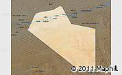 Satellite 3D Map of Modiakoye, darken