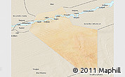 Satellite 3D Map of Modiakoye, shaded relief outside