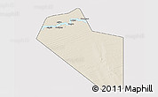 Shaded Relief 3D Map of Modiakoye, cropped outside