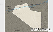 Shaded Relief 3D Map of Modiakoye, darken